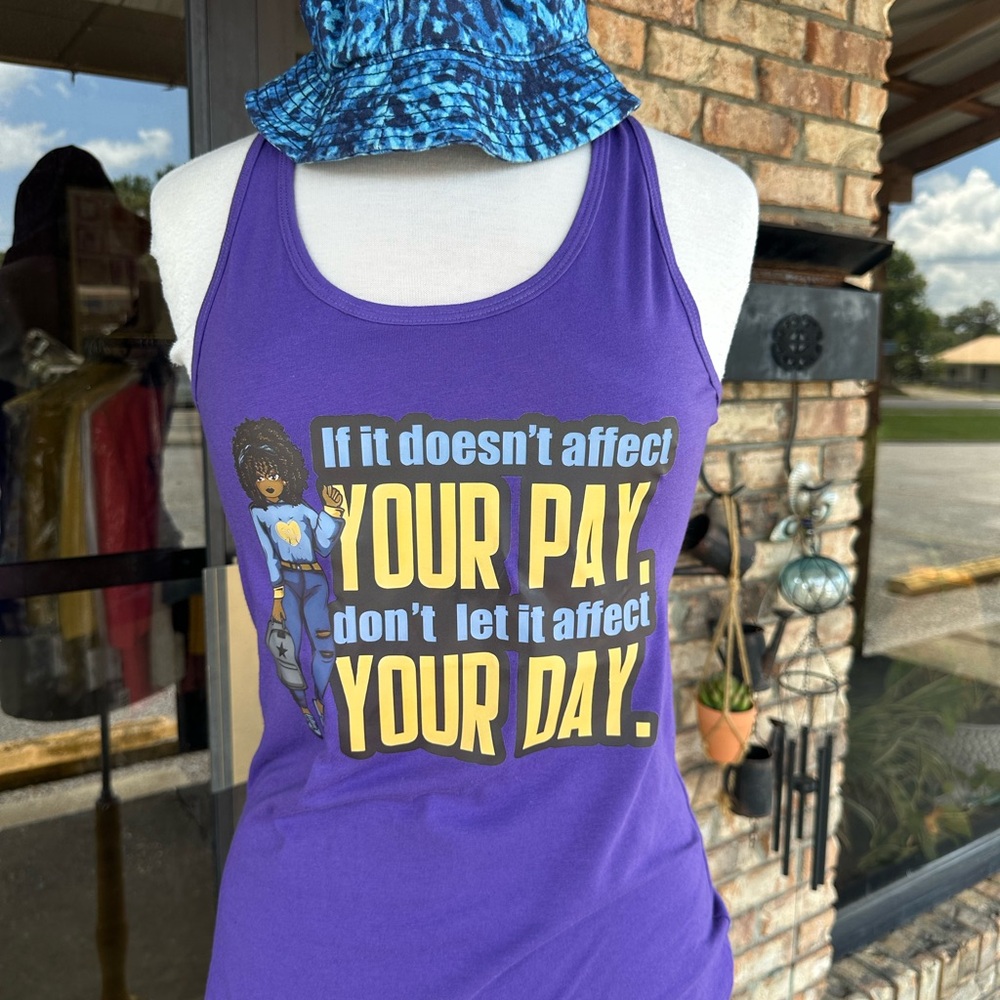 Vibrant Purple Fitted Tank Top